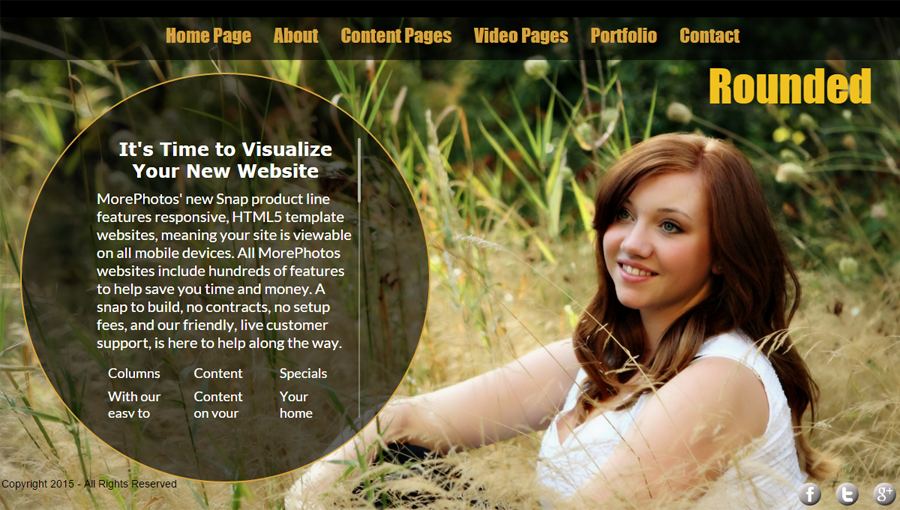Photo Template Rounded