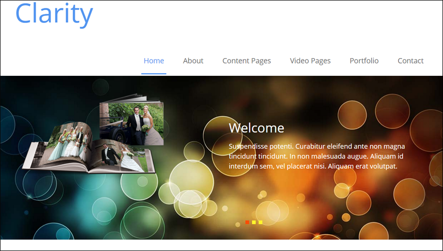 Photography Template Clarity 